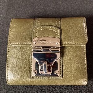 Michael Kors Army Green Wallet
